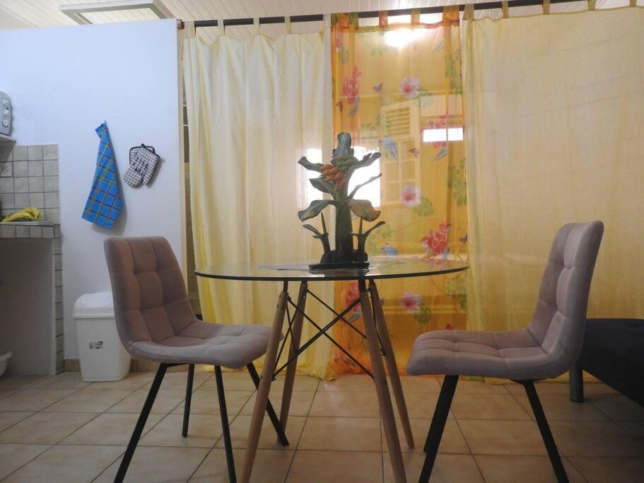 Studio Hibiscus-Ch Vue Sur Mer,Plage,Clim Les Anses-d'Arlets Ngoại thất bức ảnh